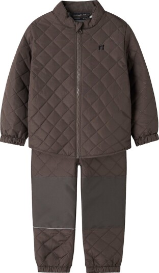 Name It Termosett Quiltet Noos NmnChilly Seal Brown Name It 2 år (92) Termoklær Brun