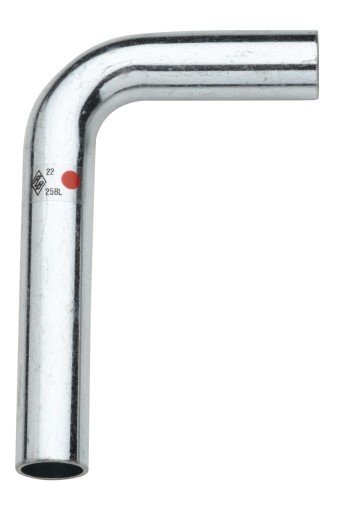 22 mm TURBO Stålbøyning 90G. uten erme