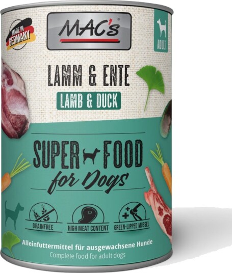 Mac'S Adult Superfood 12 X 400 G Lam & And