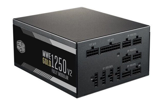 Cooler Master MWE Gold V2 Strømforsyning (PSU) - 1250 Watt - 140 mm - 80 Plus Gold sertifisert