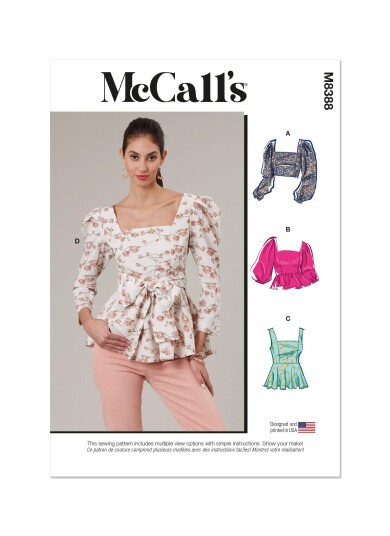 McCall's 8388 - Topp A5 (6-8-10-12-14)