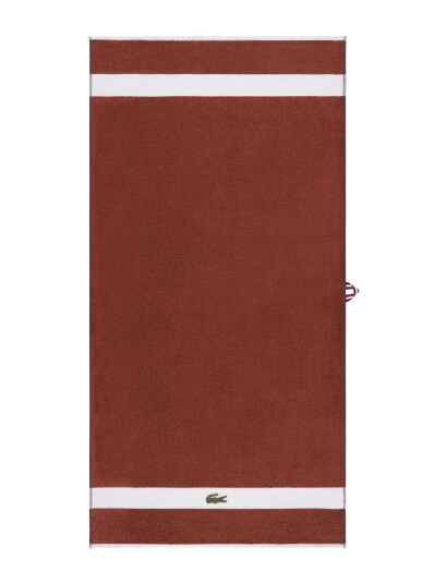 Lacoste Lcasual Bath Towel Brown Home TERREBA 70X140CM