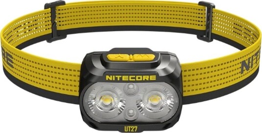 Nitecore Hodelykt UT27 Gul 800 lm Oppladbar med USB-C