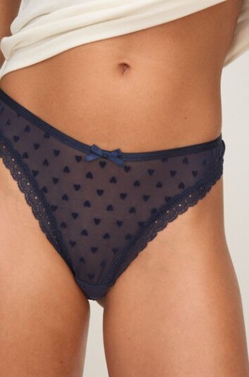 Hunkemöller G streng Phoebe Blå