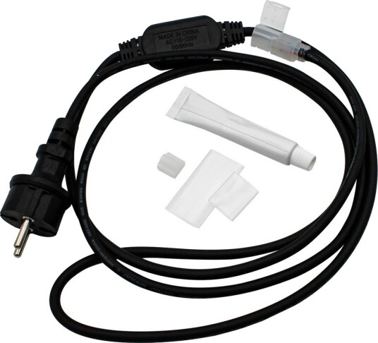 Ledlife Vanntett kontakt til 230V LED strip Slim COB 2 meter inkl. endestykke 230V