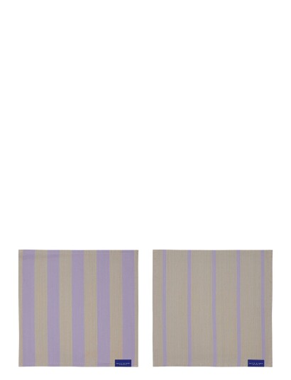 Mette Ditmer Stripes Dish Cloth, 2-Pack - Beige - W33X L33CM