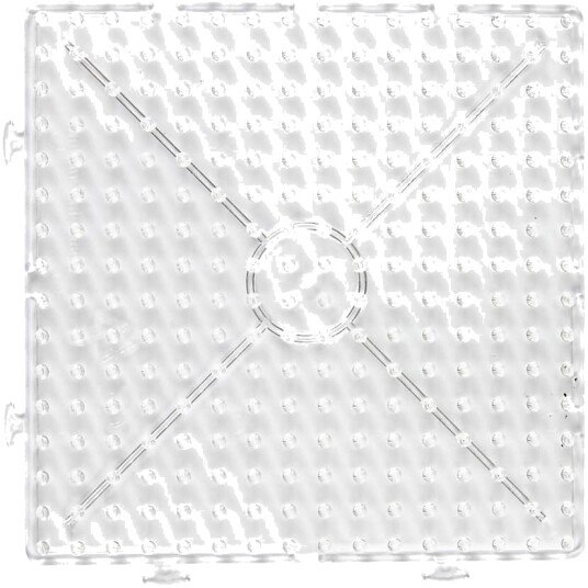 Perleplate Creativ Company Transparent Stor Samlekvadrat Kvadrat Jumbo 1 Stk