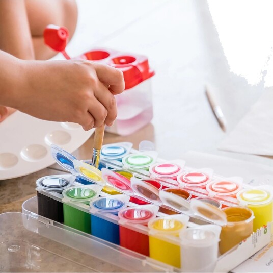 Primo Poster Paint 18 Pots Metallic Neon Multi/patterned ONE SIZE Primo Poster Paint 18 Pots Metallic Neon Multi/patterned ONE SIZE
