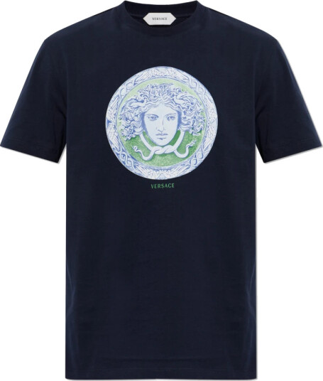 Versace Herre Topper Blå 3XL,