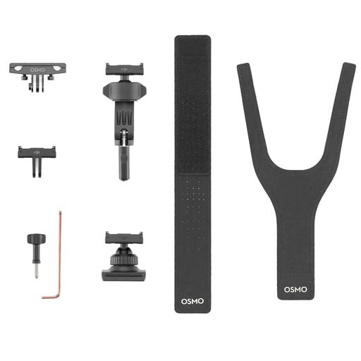 DJI Osmo Action 4 Tilbehørssett for Landeveissykling med Kompatibilitet