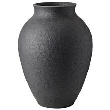 Knabstrup Keramik Knabstrup Vase 20 cm Antracite Grey Knabstrup Keramik Knabstrup Vase 20 cm Antracite Grey