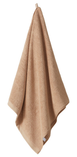 Jotex EARTH badehåndkle Beige 1601896-02-136 1601894-03-49