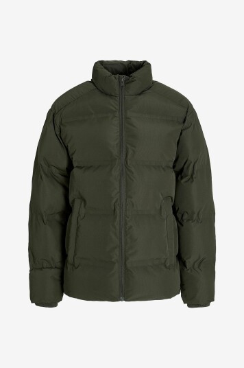 Jack & Jones Junior Pufferjakke jjeSoho Puffer Collar Jnr Grønn