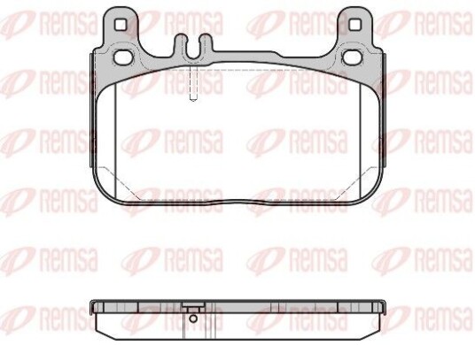 Bremseklosser REMSA 1622.00 Bremseklosser REMSA 1622.00