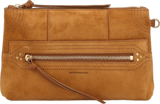 JEROME DREYFUSS Lucky Clutch Wallet   Brown   ONE SIZE