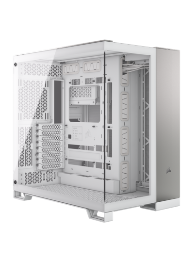 Corsair 6500X Midi Tower Kabinett i Satin Grå Aluminium Corsair 6500X Midi Tower Kabinett i Satin Grå Aluminium