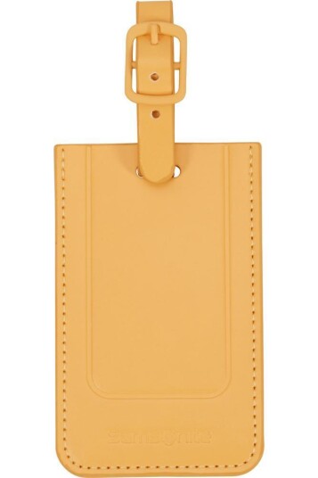 Samsonite Rectangle Luggage Tag X2 - Yellow - ONE SIZE Samsonite Rectangle Luggage Tag X2 - Yellow - ONE SIZE