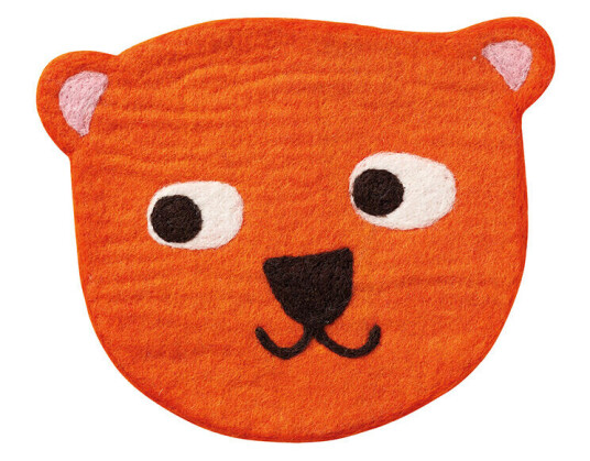 Klippan Yllefabrik Little Bear sitteunderlag Orange Klippan Yllefabrik Little Bear sitteunderlag Orange