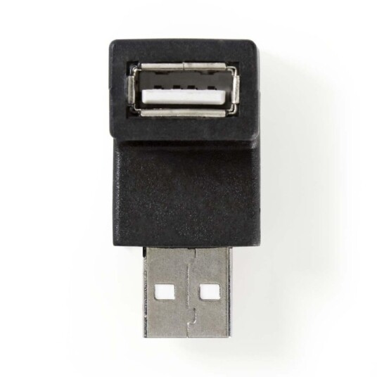 Nedis USB-A Adapter | USB 2.0 | USB-A Han | USB-A Hun | 480 Mbps | Rund | Nikkel belagt | PVC | Sort | Boks Nedis USB-A Adapter | USB 2.0 | USB-A Han | USB-A Hun | 480 Mbps | Rund | Nikkel belagt | PVC | Sort | Boks