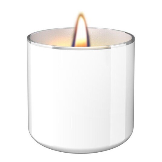 Tenderflame Lilly bordlykt 8 cm hvit Tenderflame Lilly bordlykt 8 cm hvit