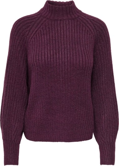 ONLY Onlkalibu L/S Pullover Knt Noos MAUVE WINE XS