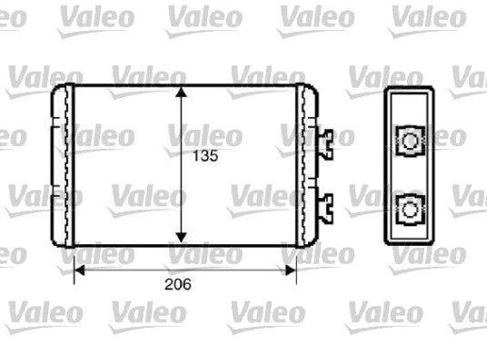 VALEO 812220 Varmeapparat register