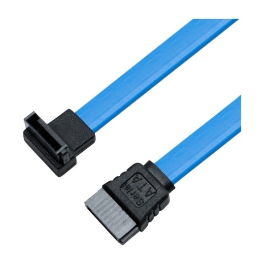 Eletra SATA M M90 30CM kabel Flat blå