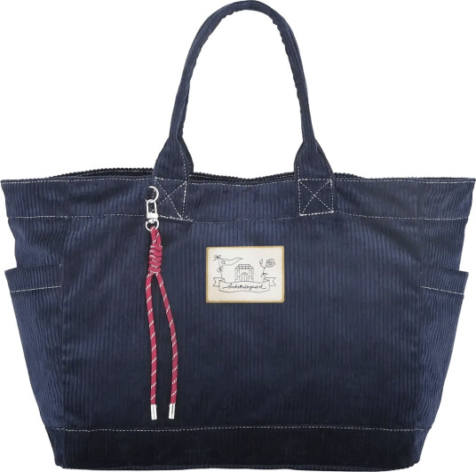Becksöndergaard Corduroy Cecilia Bag Navy 38X 31CM Becksöndergaard Corduroy Cecilia Bag Navy 38X 31CM