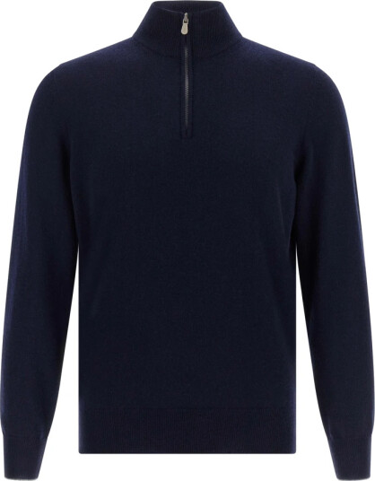 Brunello Cucinelli Herre Strikkevarer Blå 4XL,