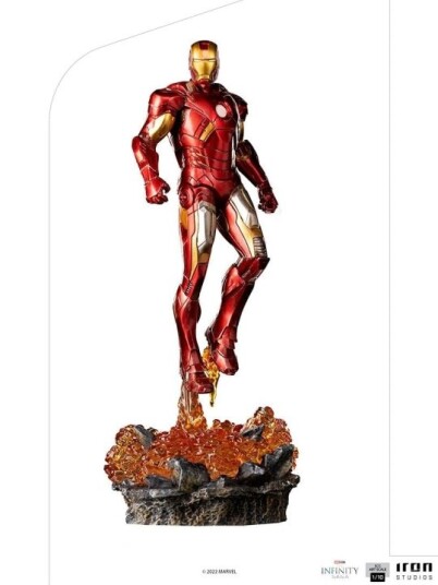 IronStudios Marvel The Infinity Saga: Statue i kunstskala 1:10 Iron Man