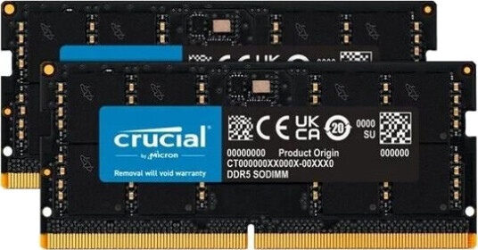 Crucial DDR5 128GB SO-DIMM 2800MHz RAM for Laptop Crucial DDR5 128GB SO-DIMM 2800MHz RAM for Laptop