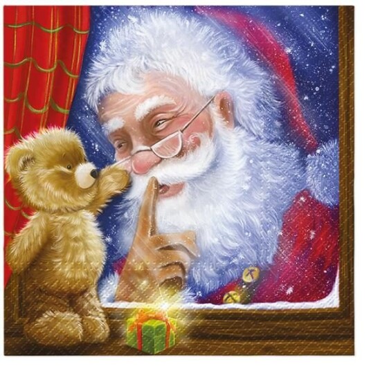 Serviett lunsj 20 stk Surprise Santa