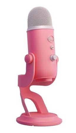 Logitech Yeti USB Sweet Pink Microphone for Windows PC and Mac Logitech Yeti USB Sweet Pink Microphone for Windows PC and Mac
