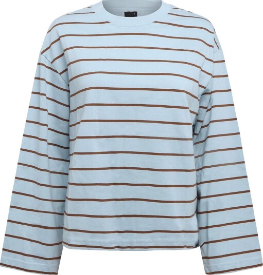 Gina Tricot Stripe Long Sleeve Tee SKYRIDE STRIPE XS Gina Tricot Stripe Long Sleeve Tee SKYRIDE STRIPE XS