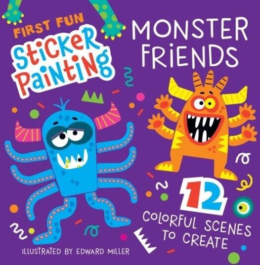 First Fun Sticker Paintin Monster Friends