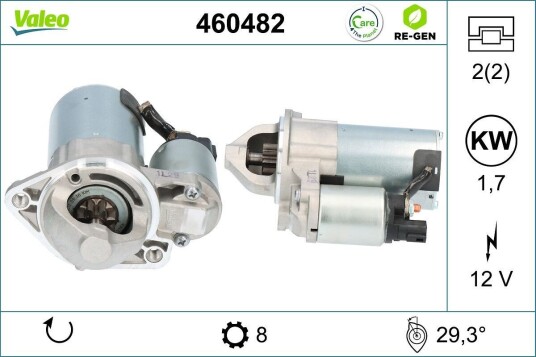 VALEO 460482 Starter VALEO 460482 Starter