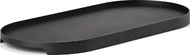 Zone Singles brett oval sort 16x35 cm Zone Singles brett oval sort 16x35 cm