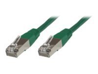 MicroConnect - Nettverkskabel - RJ-45 (hann) til RJ-45 (hann) - 10 m - FTP - CAT 6 - grønn