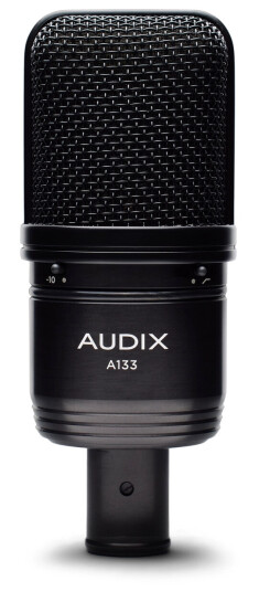 Audix A133 Studio Electret Condenser Mic Incl: carrying case & stand mount Audix A133 Studio Electret Condenser Mic Incl: carrying case & stand mount