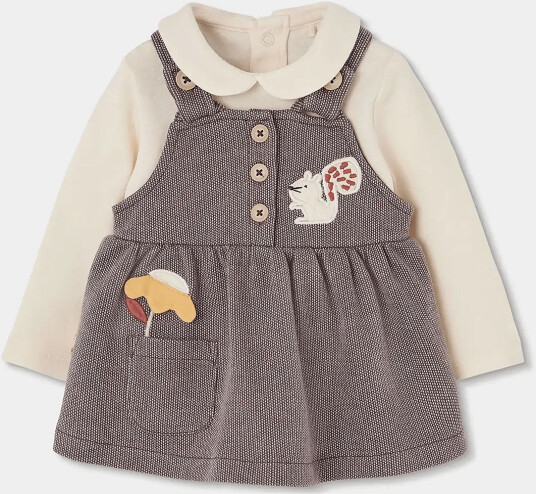 Boboli Set Knit For Baby Girl Bci Brown 56