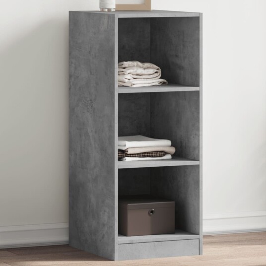 Garderobe betonggrå 48x41x102 cm konstruert tre Garderobe betonggrå 48x41x102 cm konstruert tre
