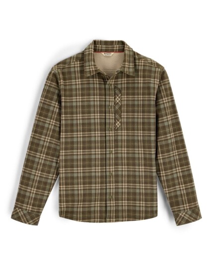 Simms Coldweather Shacket Schooner Plaid: Loden Simms Coldweather Shacket Schooner Plaid: Loden