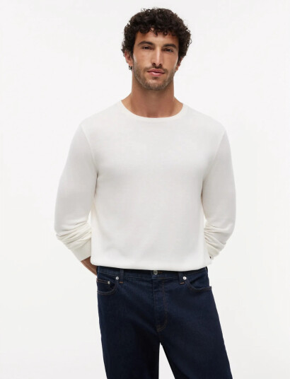 Tommy Hilfiger Dc Cotton/Lyocell Cneck White L