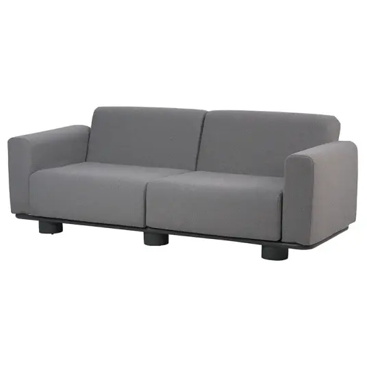 Brafab Bolster sofa Antracit / Teddy Grey