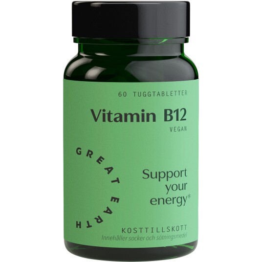 Great Earth B12 500 mcg 60 tab Great Earth B12 500 mcg 60 tab