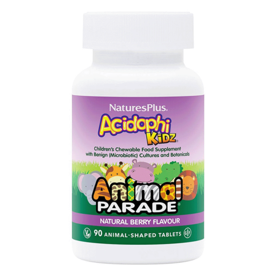 Natures Plus Acidophi Kidz Bær 90 tyggetab Natures Plus Acidophi Kidz Bær 90 tyggetab