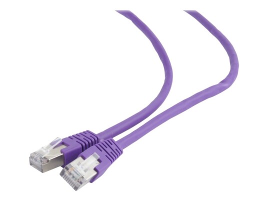 Gembird Koblingskabel Rj-45 Hann Til Rj-45 Hann 3 M Ftp Cat 6 Formstøpt Purpur