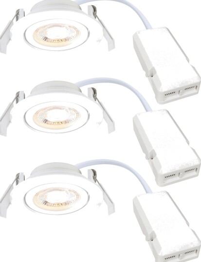 Nordlux Monolo Downlight Hvit Moodmaker 3-pakning