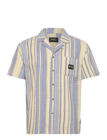 Stan Ray Tour Shirt Blue/Yellow Stripe Yellow L