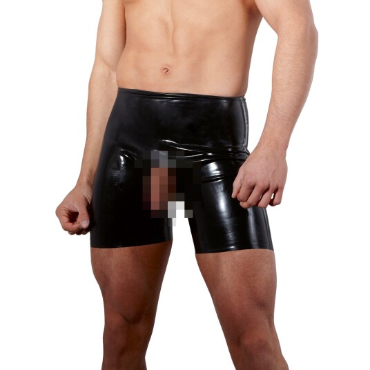 Late X Latex Showmaster Åpen Boxershorts Menn - Svart - M Late X Latex Showmaster Åpen Boxershorts Menn - Svart - M